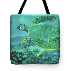 Glass Turtle - Tote Bag