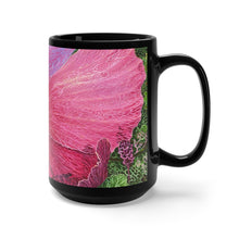 Load image into Gallery viewer, Pink Hibiscus Dream, By Robert Thomas, Black Mug 15oz