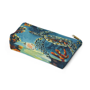 Palette Turtle By Robert Thomas Accessory Pouch w T-bottom