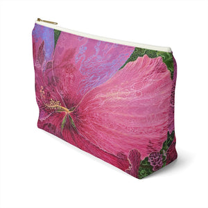 Pink Hibiscus Dream Accessory Pouch