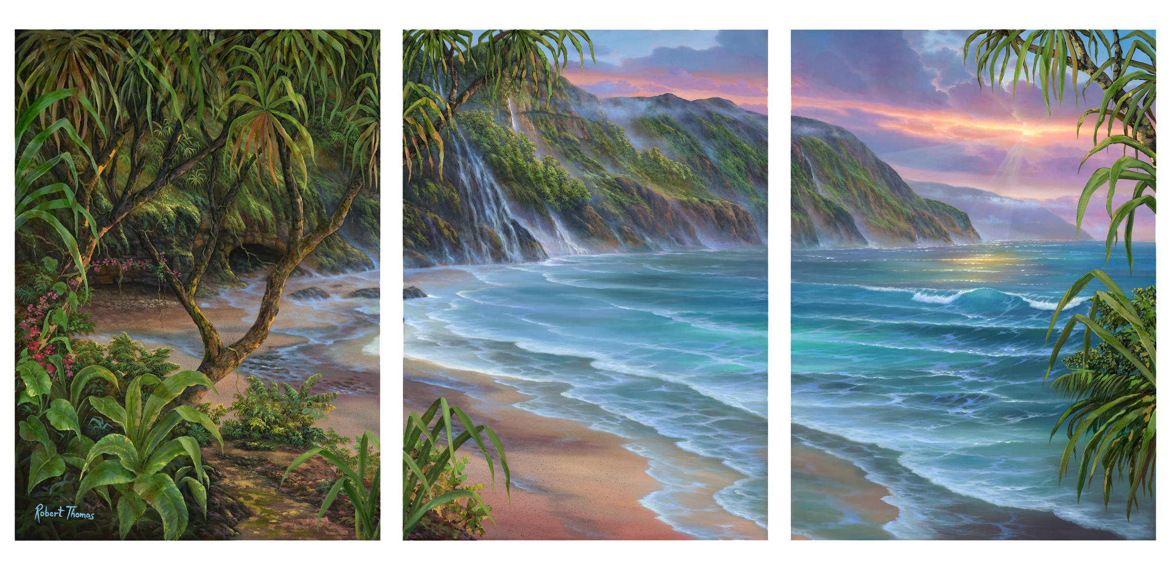 Robert Thomas 海洋風景 印刷作品 Shop Local Paintings Fine Art in Kailua Kona Town Hawaii Art