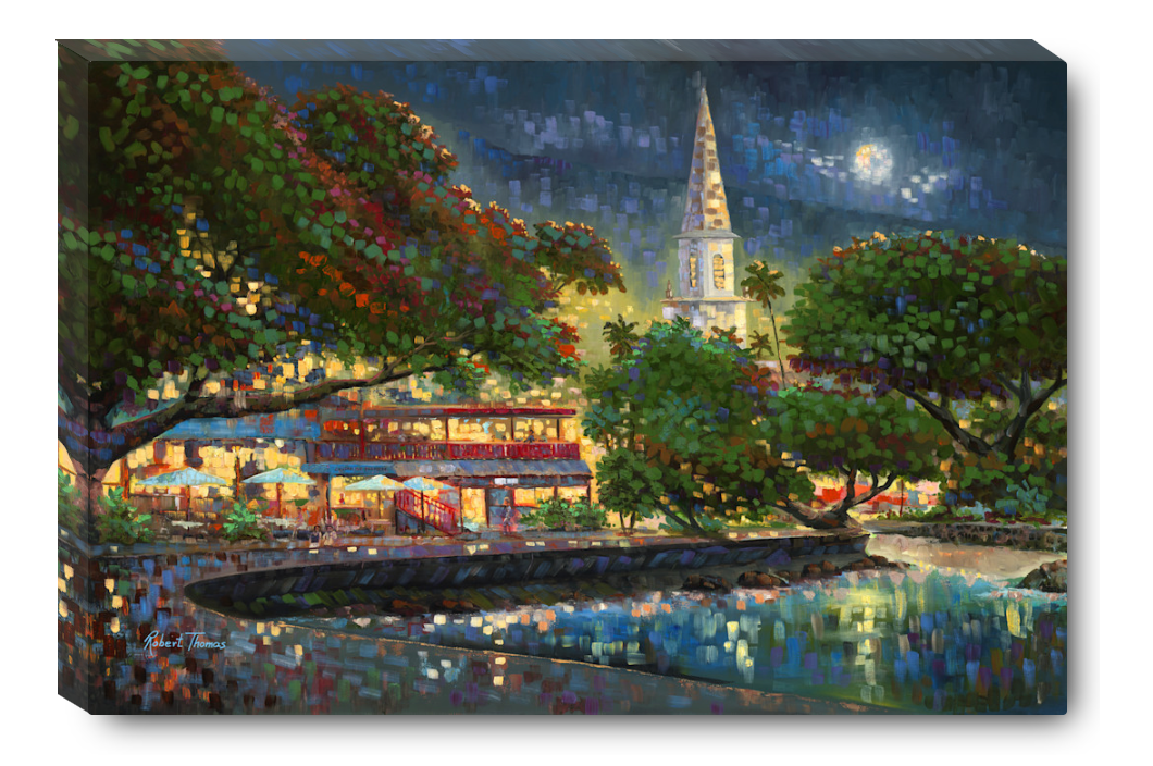 Thomas Kinkade City By The Bay 24 x 36 Canvas