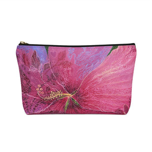 Pink Hibiscus Dream Accessory Pouch