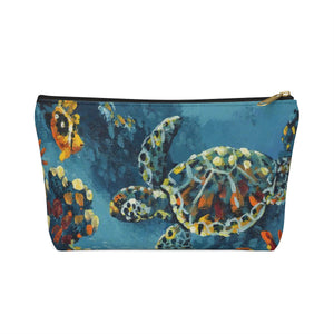 Palette Turtle By Robert Thomas Accessory Pouch w T-bottom