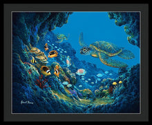 Load image into Gallery viewer, Turtle Cove - Framed Print