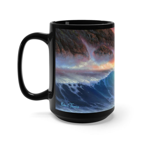 Kilauea Mauna Kea, By Robert Thomas, Black Mug 15oz