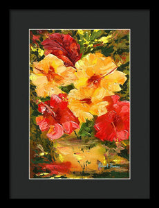 Flower Impressions - Framed Print