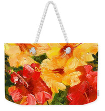 Load image into Gallery viewer, Flower Impressions - Weekender Tote Bag