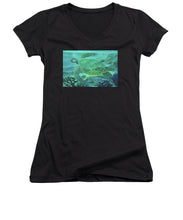 Load image into Gallery viewer, Glass Turtle - Women&#39;s V-Neck