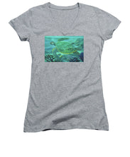 Load image into Gallery viewer, Glass Turtle - Women&#39;s V-Neck