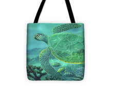 Load image into Gallery viewer, Glass Turtle - Tote Bag