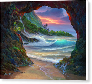 Kauai Seacave - Canvas Print