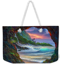 Load image into Gallery viewer, Kauai Seacave - Weekender Tote Bag