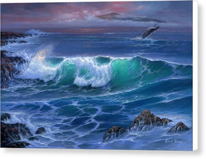 Maui Whale - Canvas Print