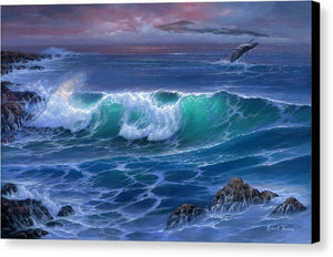 Maui Whale - Canvas Print