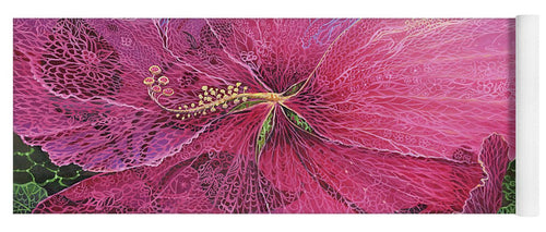 Pink Hibiscus Dream - Yoga Mat