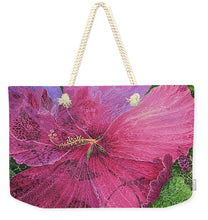 Load image into Gallery viewer, Pink Hibiscus Dream - Weekender Tote Bag