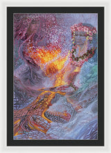 Load image into Gallery viewer, Sisterly Love With Goddess Pele And Namakaokahai - Framed Print