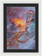 Load image into Gallery viewer, Sisterly Love With Goddess Pele And Namakaokahai - Framed Print