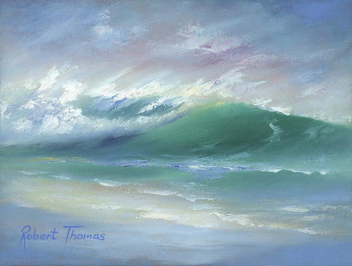 Soft Palette Knife Wave - Art Print