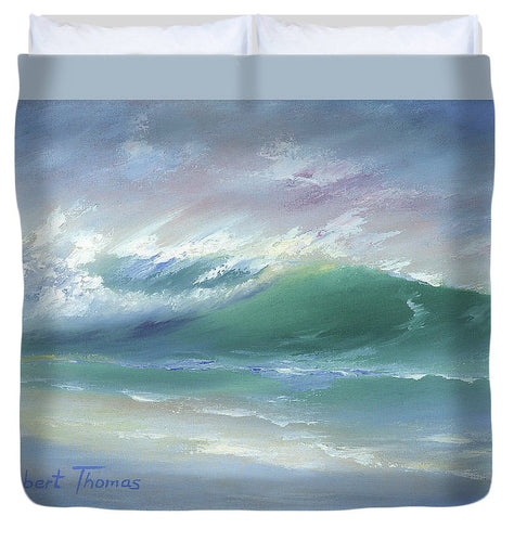 Soft Palette Knife Wave - Duvet Cover