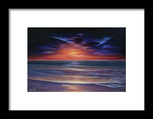 Sunset Purple Haze - Framed Print