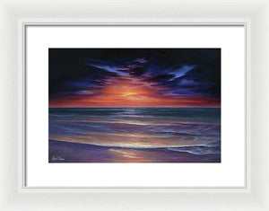 Sunset Purple Haze - Framed Print