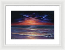 Load image into Gallery viewer, Sunset Purple Haze - Framed Print