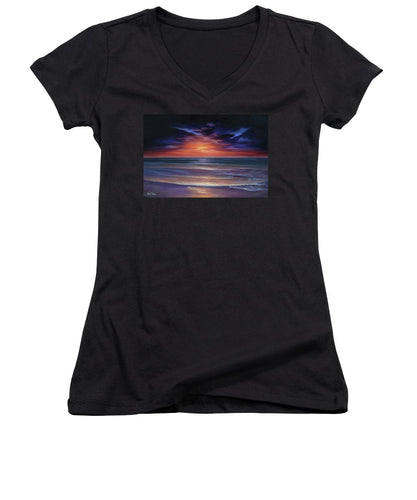Sunset Purple Haze - Women's V-Neck