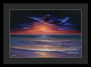 Sunset Purple Haze - Framed Print