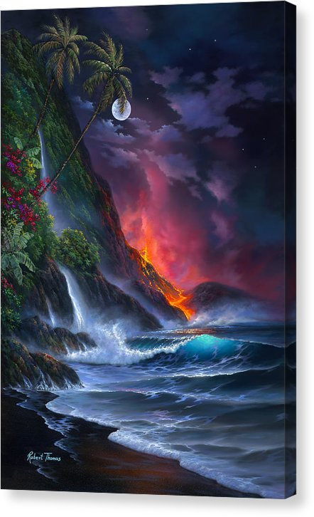 Volcano Passion - Canvas Print