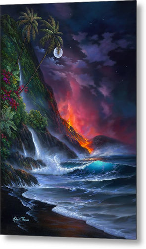 Volcano Passion - Metal Print