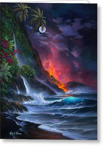 Volcano Passion - Greeting Card