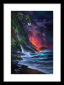 Volcano Passion - Framed Print