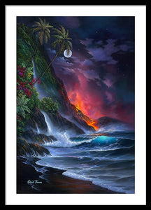 Volcano Passion - Framed Print
