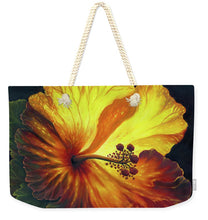 Load image into Gallery viewer, Yellow Hibiscus - Weekender Tote Bag