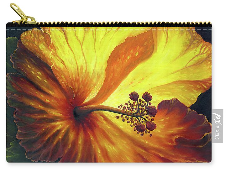 Yellow Hibiscus - Carry-All Pouch